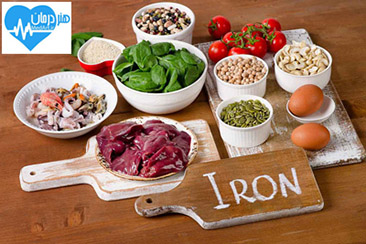 منابع غذایی آهن دار- قطره آهن- قرص آهن منابع غذایی آهن دار- قطره آهن- قرص آهن- دکتر نصیر دهقان متخصص درد